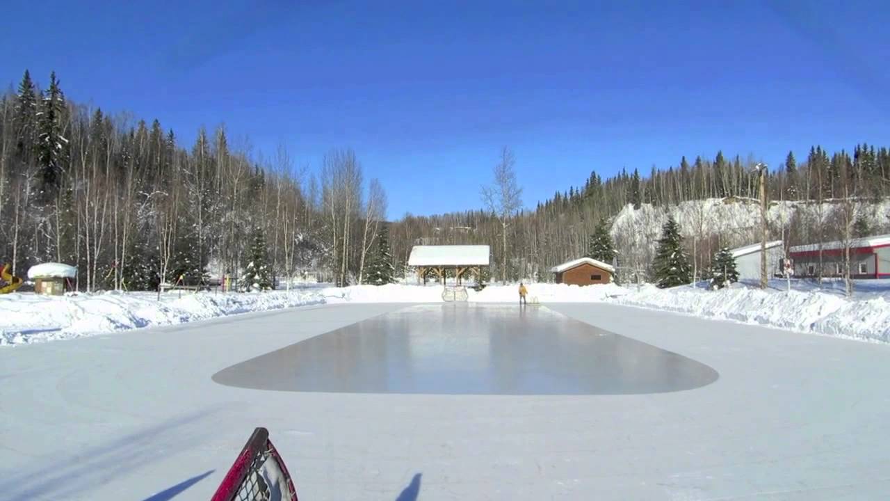 Time Lapse: Ester Ice Rink Resurfacing