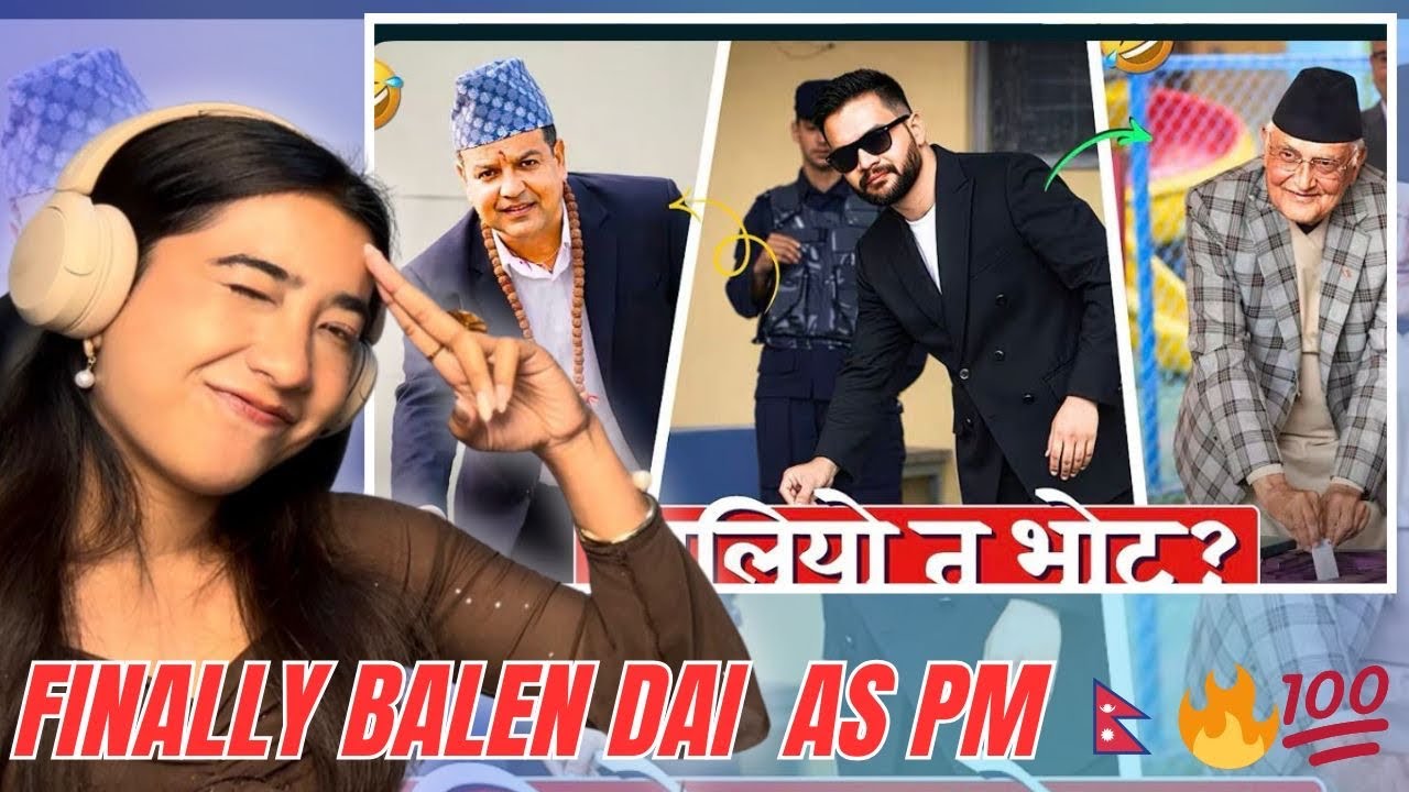 Finally Balen Dai As PM 🔥 | Parbat Basner - After Election Memes | Reaction Video #343 