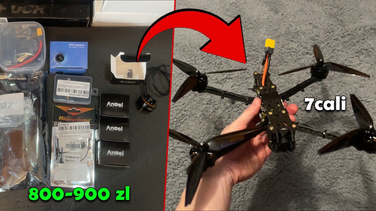 Budowa budżetowego drona FPV -  krok po kroku