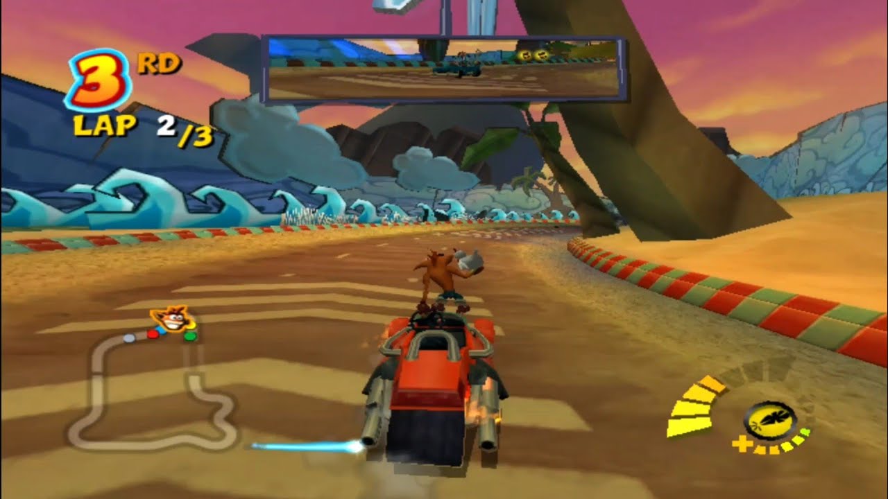 Crash Tag Team Racing - PlayStation 2 Gameplay 1080p 60fps (PCSX2)