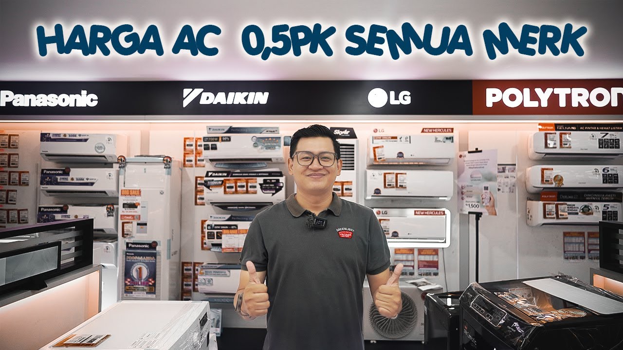 Review - Line up Harga AC 0,5 / ½ PK Dari Semua Merk / Brand..!!! || By @Candi Elektronik