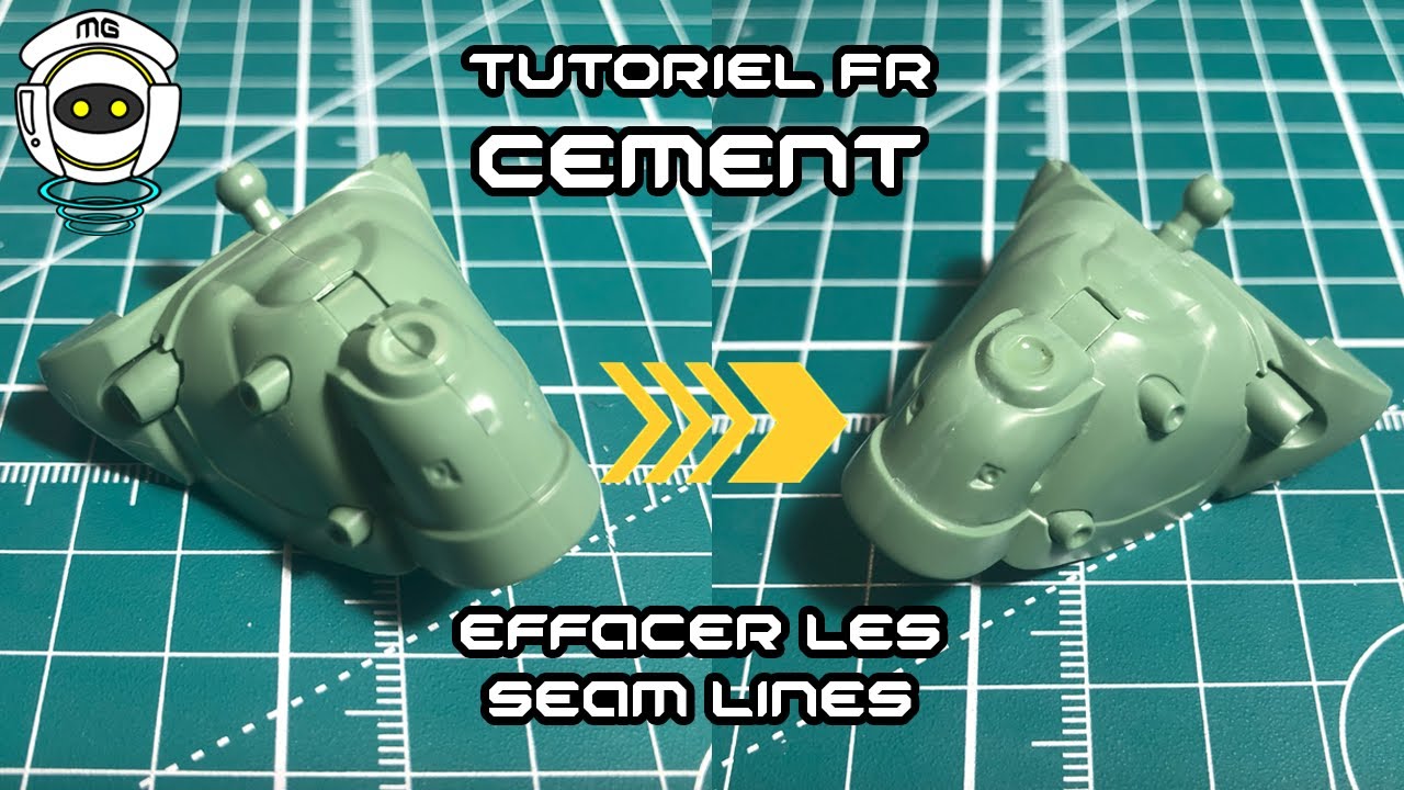 [FR] Tutoriel Gunpla : Cement pour effacer les seam lines