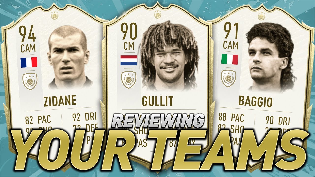 I RATE YOUR TEAMS! INSANE MID ICON PACK LUCK! #FIFA20 ULTIMATE TEAM