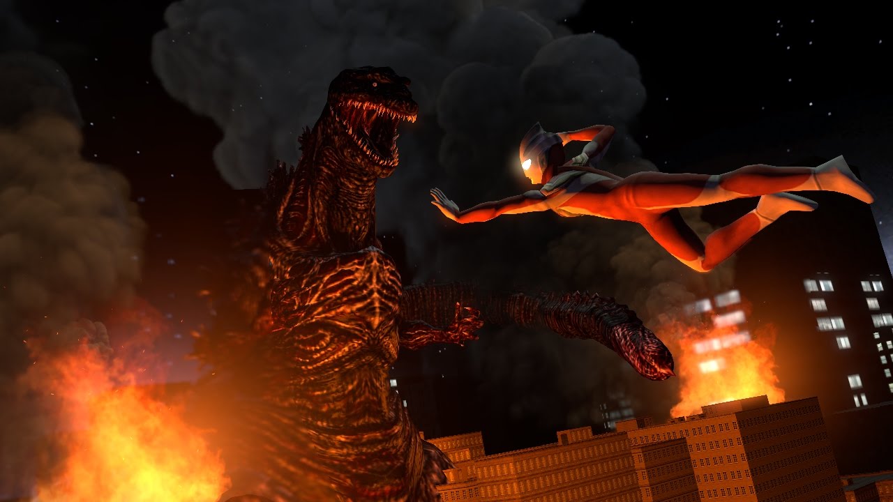 [SFM] Shin Godzilla vs Ultraman Tiga: Take me Higher Part 1