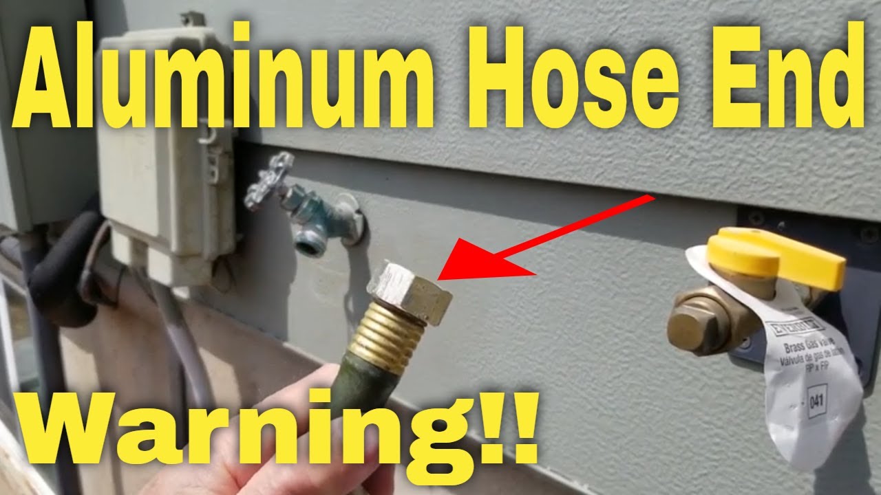 Aluminum Hose Ends will fuse to brass faucets - how to prevent it