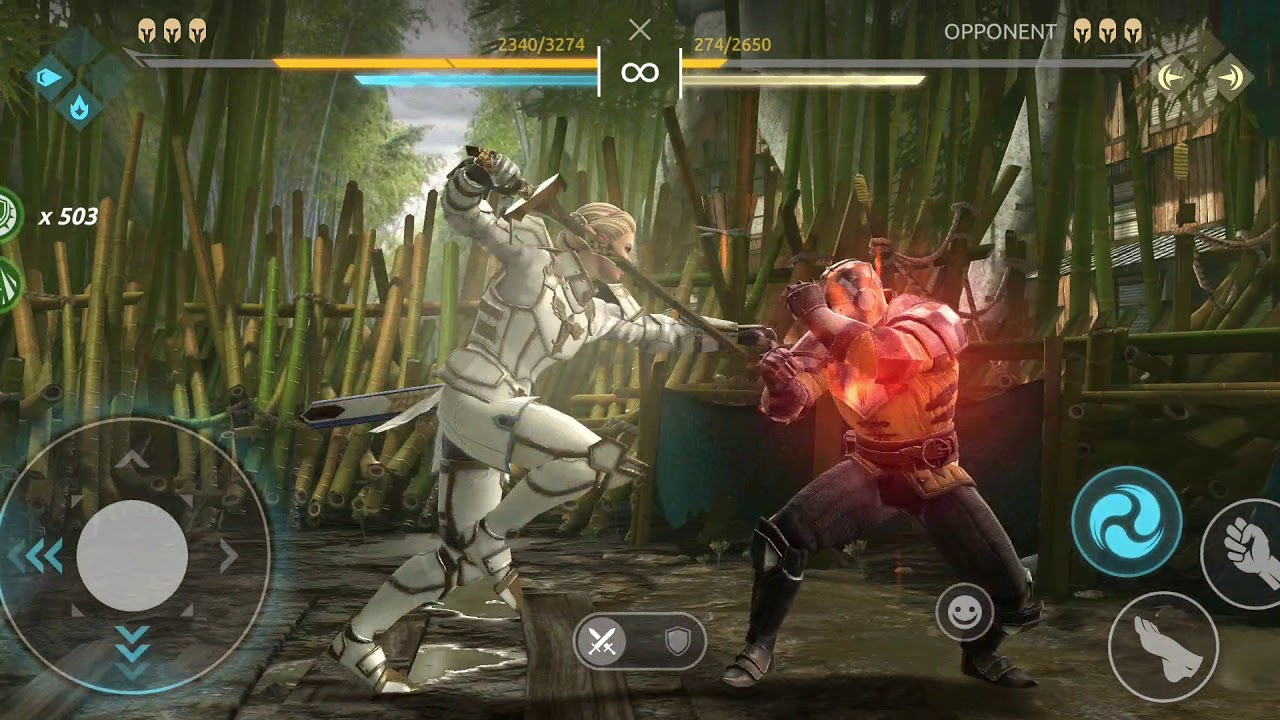ShadowFight Arena: Ironclad level 10 500 stacks test