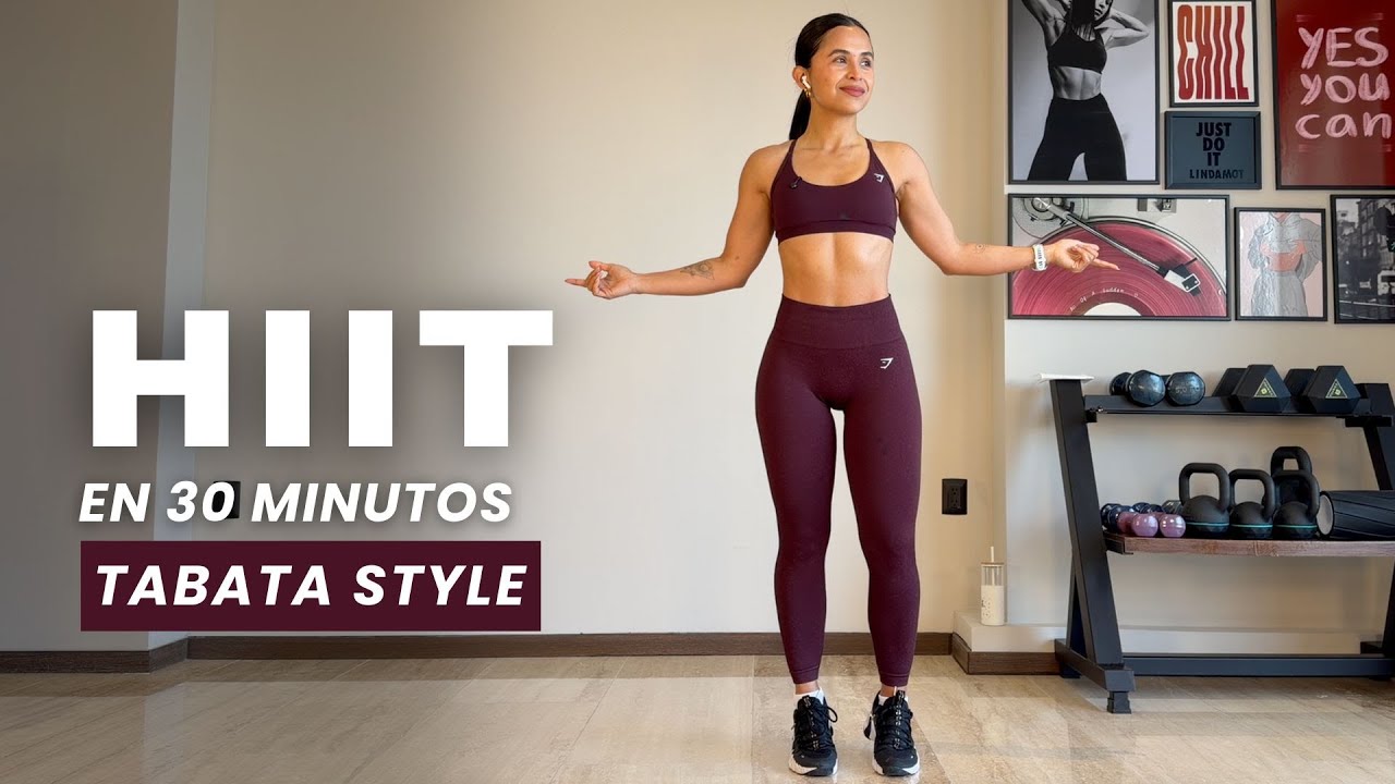 Cardio HIIT PARA QUEMAR 400 CALORIAS, en un set cómodo y seguro de @gymshark