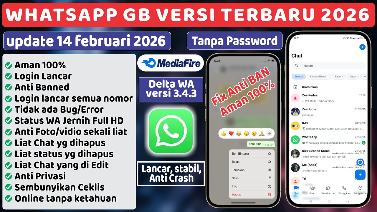 Последнее обновление Delta WhatsApp v3.4.3 2026 ⚡WA Mod &mdash; стабильное и безопасное приложение для ...