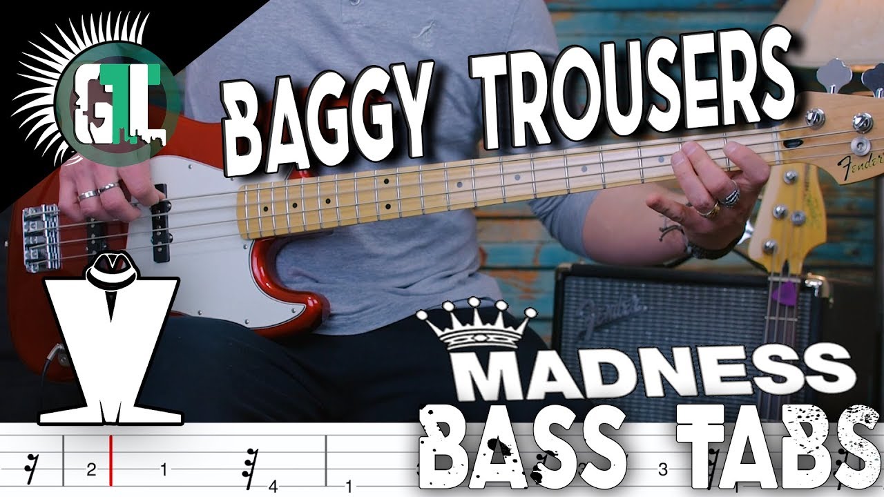 Madness - Baggy Trousers | Bass Cover With Tabs in the Video