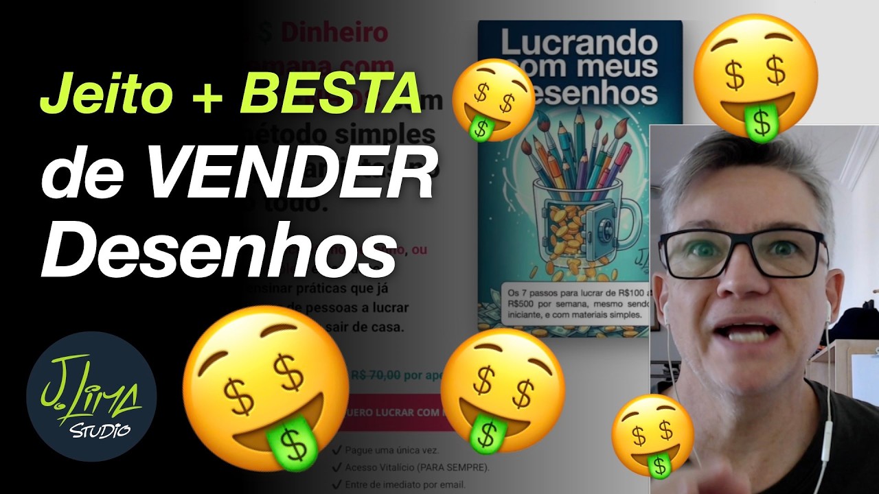 O Jeito Mais Besta de Vender seus Desenhos - J. Lima Studio