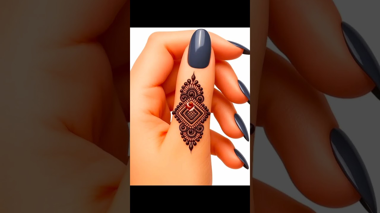 Finger mehndi designs | mehndi design | mendini design | cone designs simple | mehandi design |