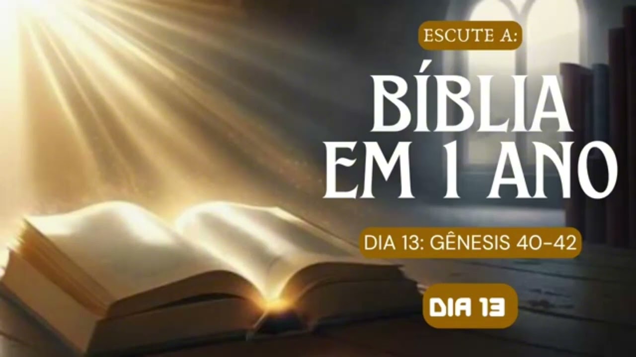 Escute a Bíblia em 365 dias - Dia 13-Gênesis  40 - 42 