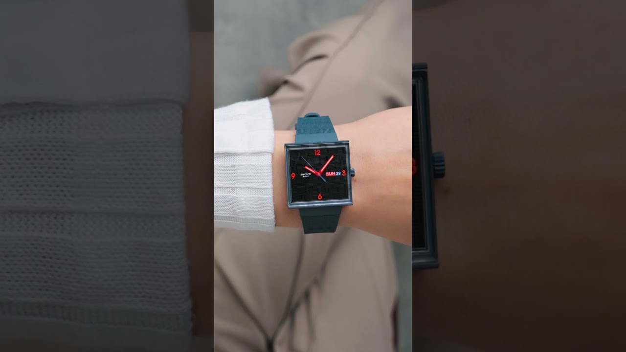 Swatch SO34M701 Squared Off