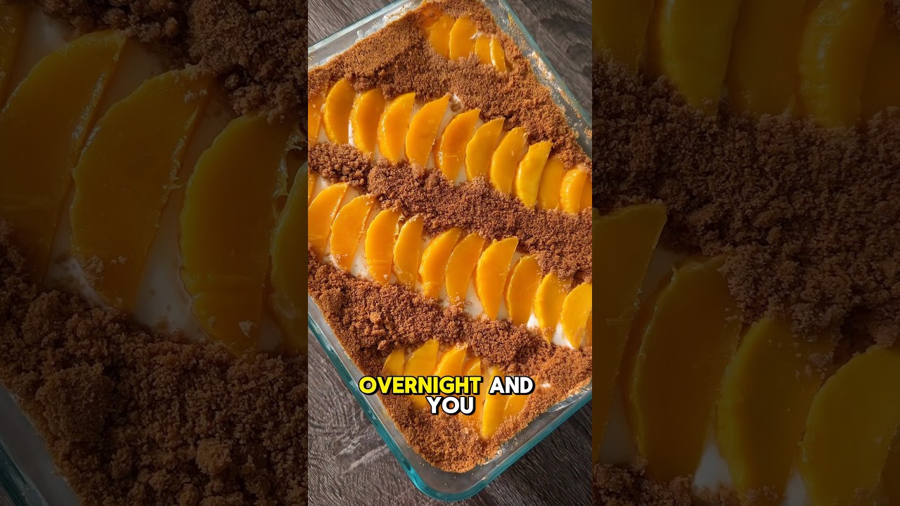 Mango float perfect for summer #mangofloat #filipino #filipinofood #mango #easyrecipe #yummy #tasty