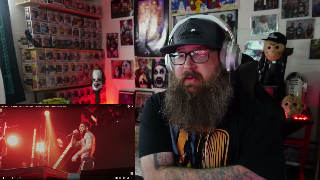 Slaughter to Prevail- BONEBREAKER LIVE IN MOSCOW REACTION!!! My Neck bone is BROKEN