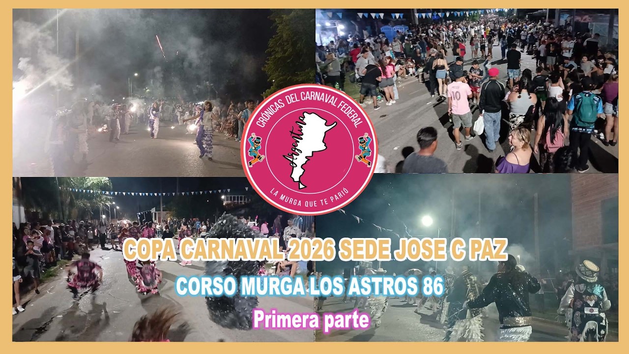 COPA CARNAVAL SEDE JOSÉ C PAZ PRIMERA PARTE