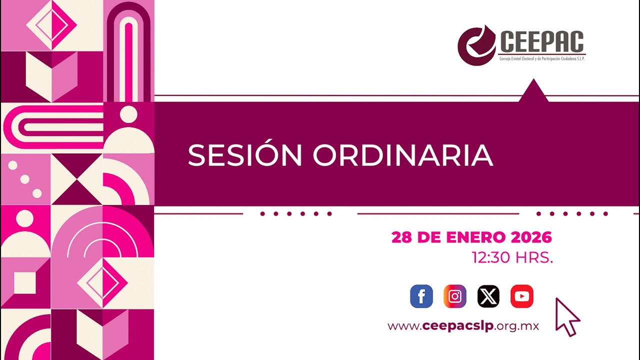 Sesión Ordinaria 28 enero 2026 (CEEPAC)