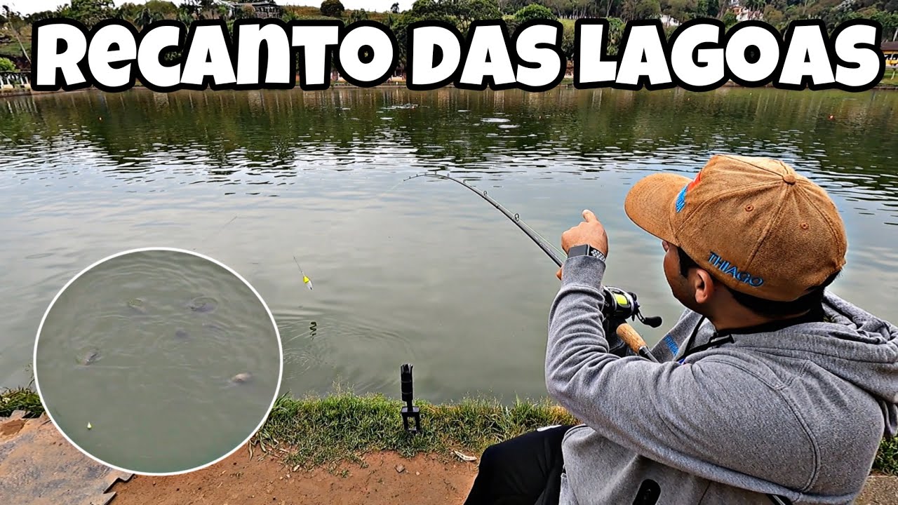 Recanto das Lagoas, novo PESQUEIRO com muita A&Ccedil;AO na SUPERFICIE.