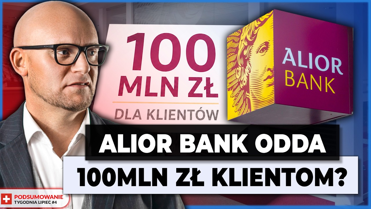 ALIOR BANK i KOREKTA PRZYCHODU na 100MLN ZŁ! Czy BANKI ODDADZĄ KLIENTOM ODSETKI? (PREZYDENT, SKD)