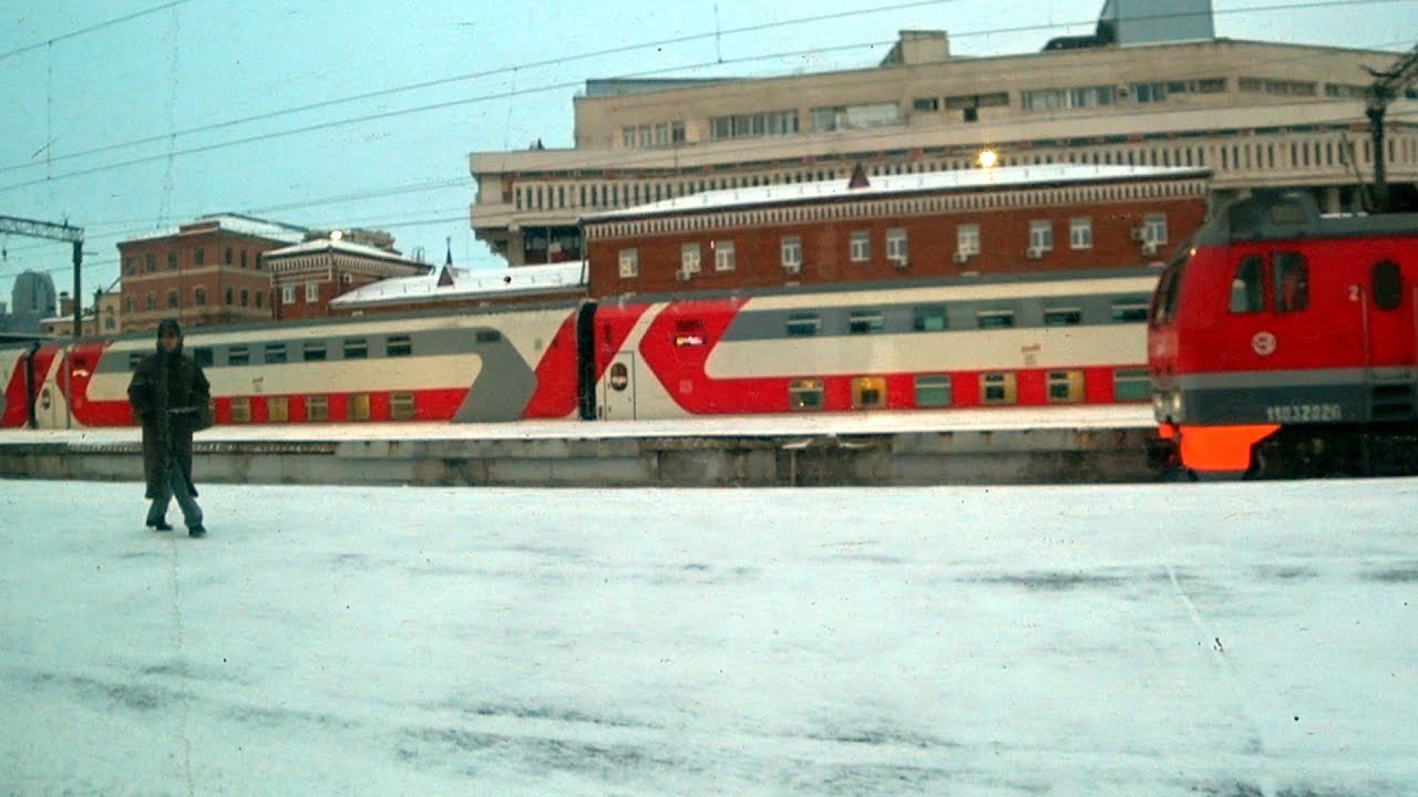Прибытие поезда на КАЗАНСКИЙ ВОКЗАЛ (МОСКВА) / Arrival of the train at KAZAN STATION (MOSCOW)