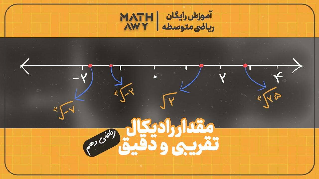 مقدار تقریبی و دقیق رادیکال(ریاضی دهم فصل سوم)