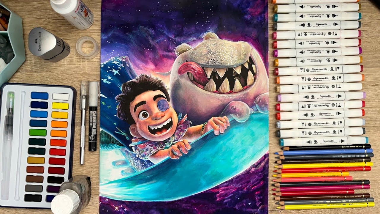 Drawing Elio Solis ✨🛸 | Elio Disney Pixar