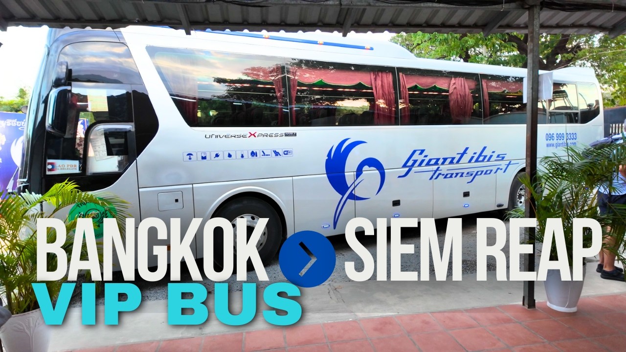 VIP-автобус в Камбоджу: из Бангкока в Сиемреап с Giant Ibis