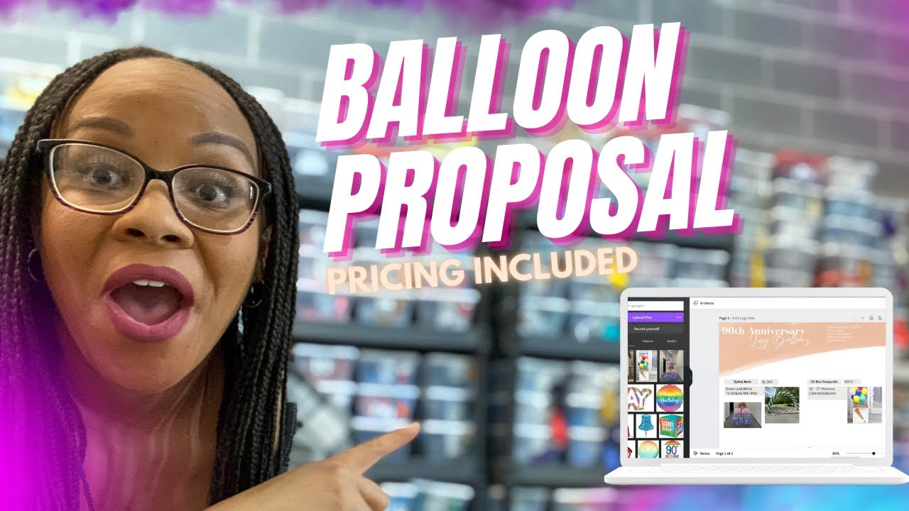 Watch Me Create A Client Proposal I Balloon Business Pricing 2023