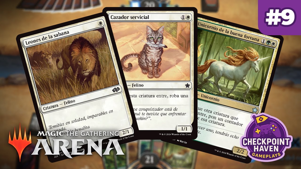 Magic The Gathering: Arena (Móvil) | Partida #9 – Mazo Blanco y Verde