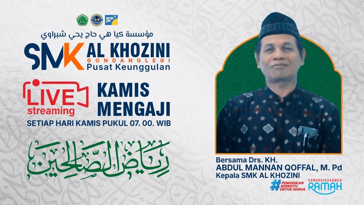 Tema Kamis Mengaji : Pahala Bagi Orang yang Membahagiakan Orang Lain
