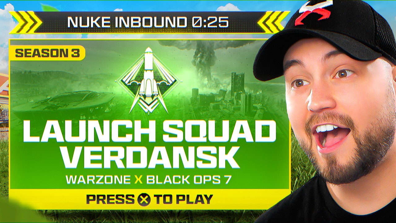 the NEW LAUNCH SQUAD MODE in Warzone Verdansk! (Season 3)