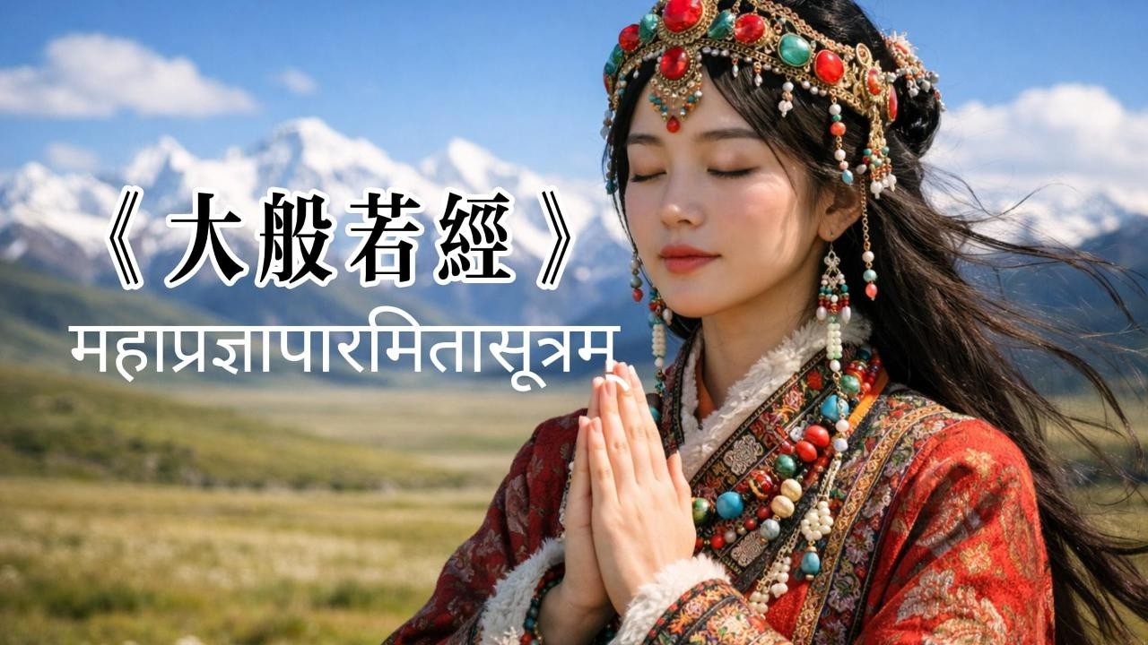 大般若經梵音療癒｜悉昙梵咒頌唱｜靜心冥想放鬆純音｜般若慈光庇佑❤️滿滿歸屬感！