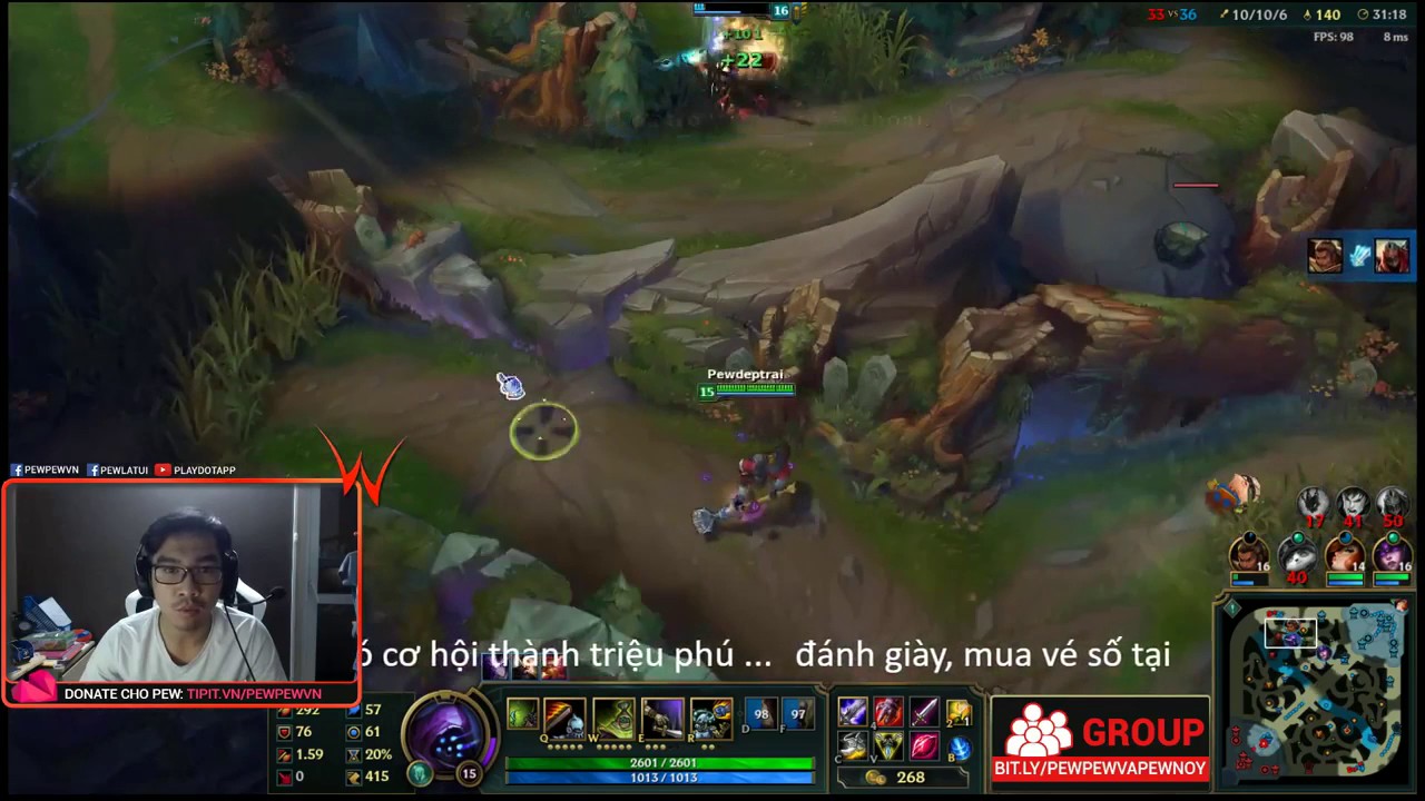 JAXPEW - Cắc C&ugrave;m Cum Pewpewvn G&aacute;nh Team