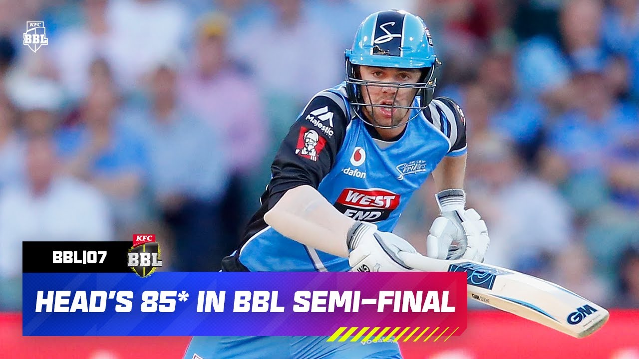 Travis Head's 85* Off 57 Balls In Big Bash Semi-Final | #BBL07
