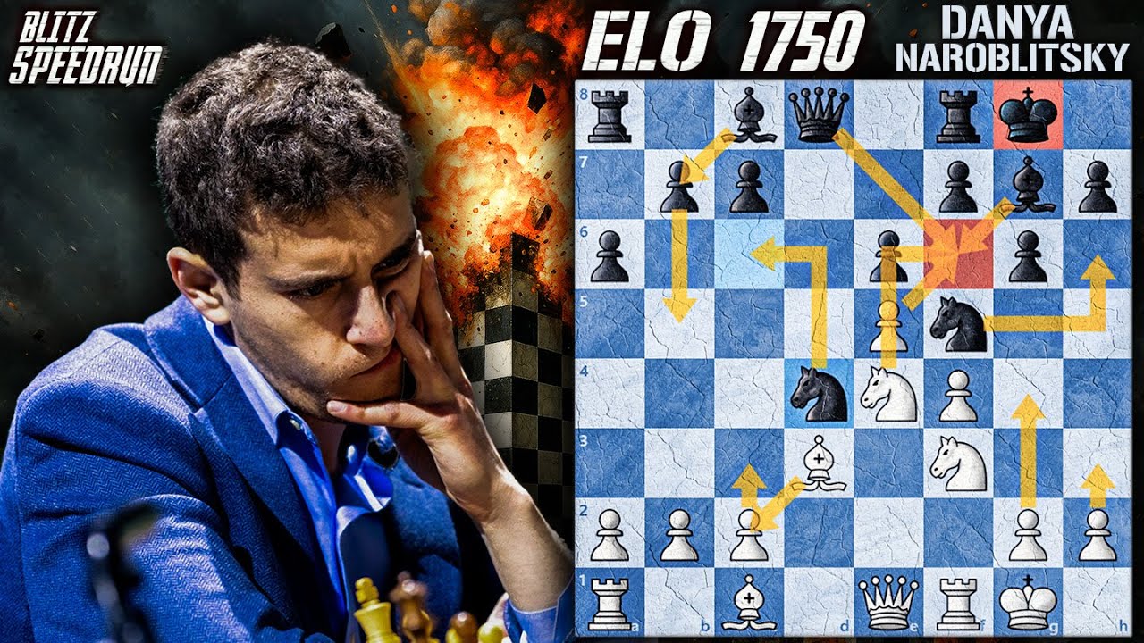 Punishing Strategic Blunders & Winning | Austrian Attack, Hippo | GM Naroditsky's DYI Chess Speedrun