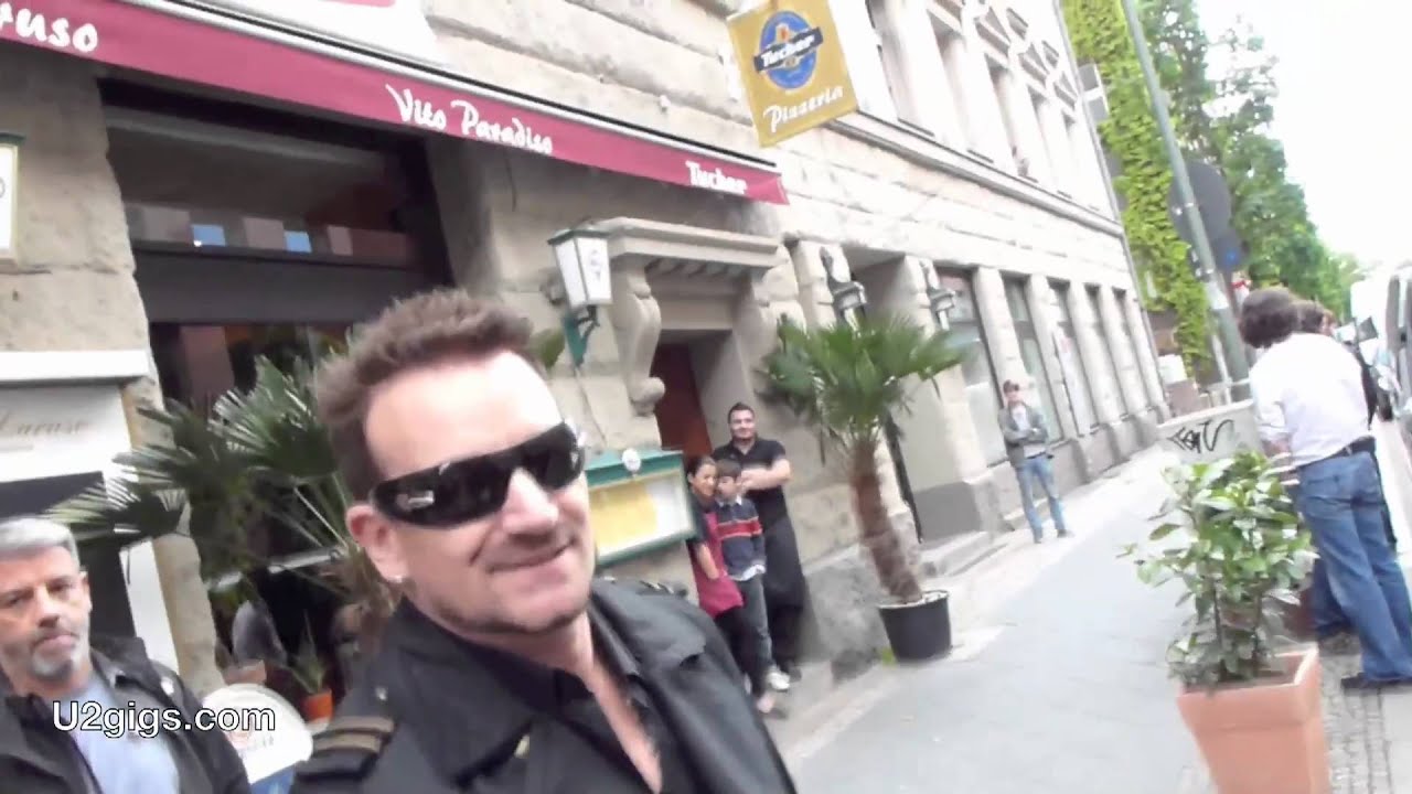 U2 Bono in front of Hansa Studios / Meistersaal in Berlin 2011-05-03 - U2gigs.com
