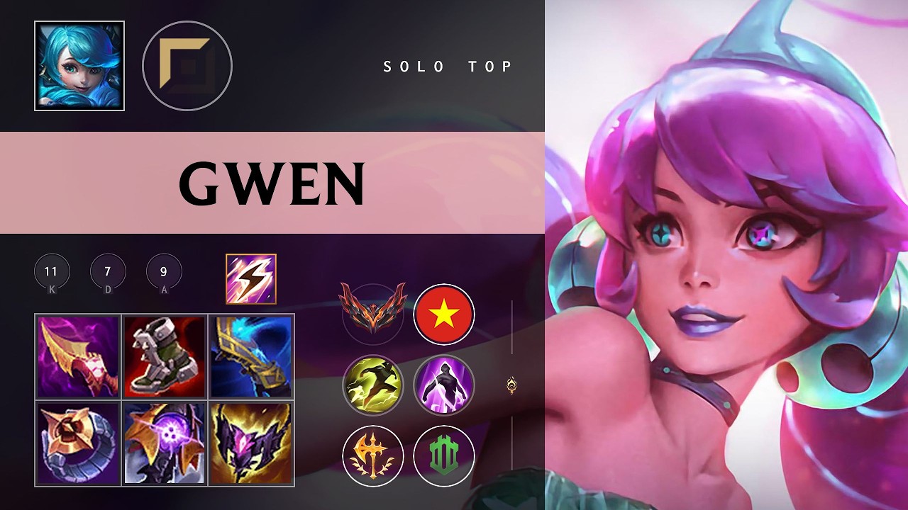 Gwen Top vs Ambessa - VN Grandmaster Patch 26.08