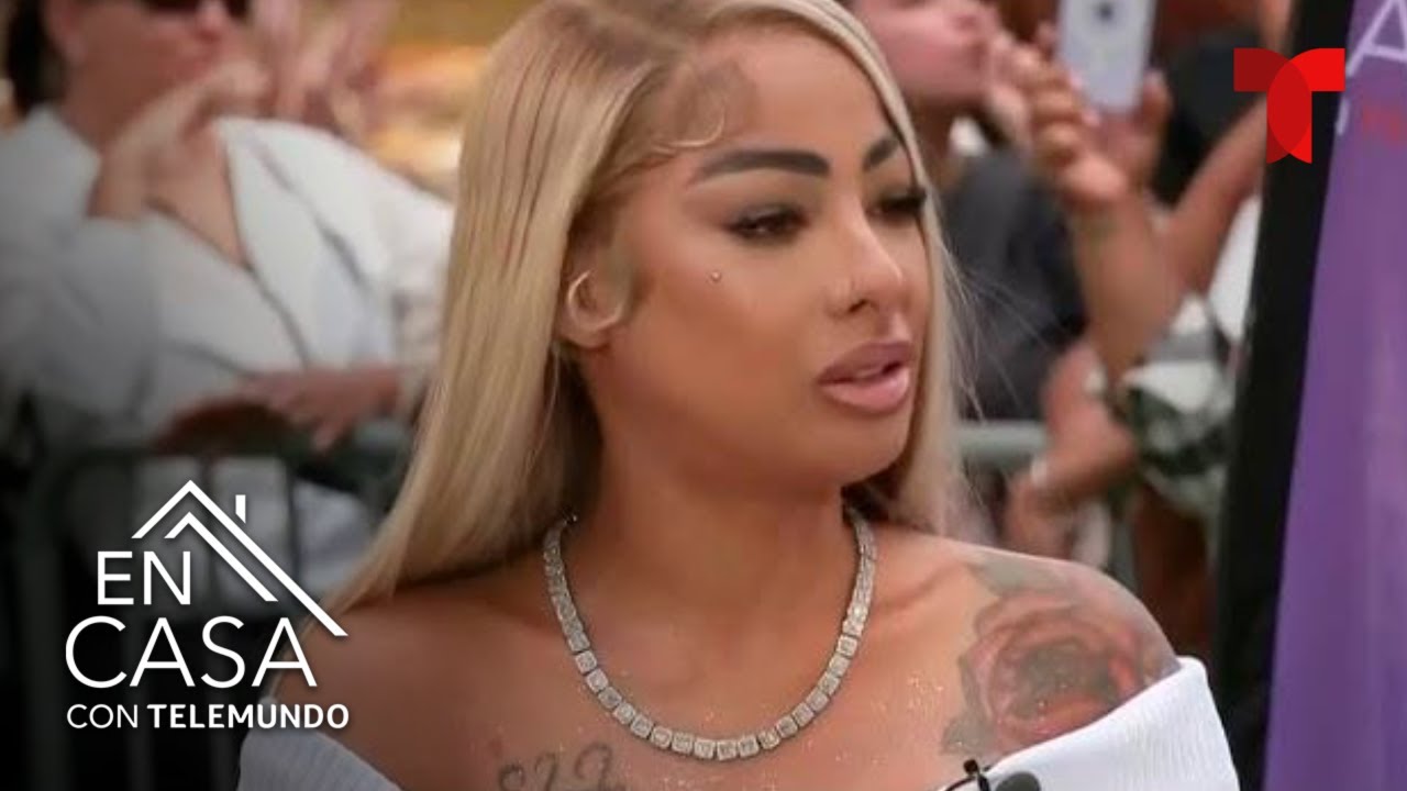 Yailín 'La Más Viral' llora al recordar su infancia | En Casa Con Telemundo