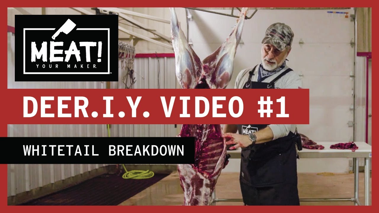How To Butcher a Whitetail Deer | Professional Chef Breakdown | DEER.I.Y.