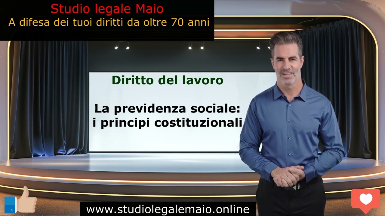 La previdenza sociale. I principi costituzionali