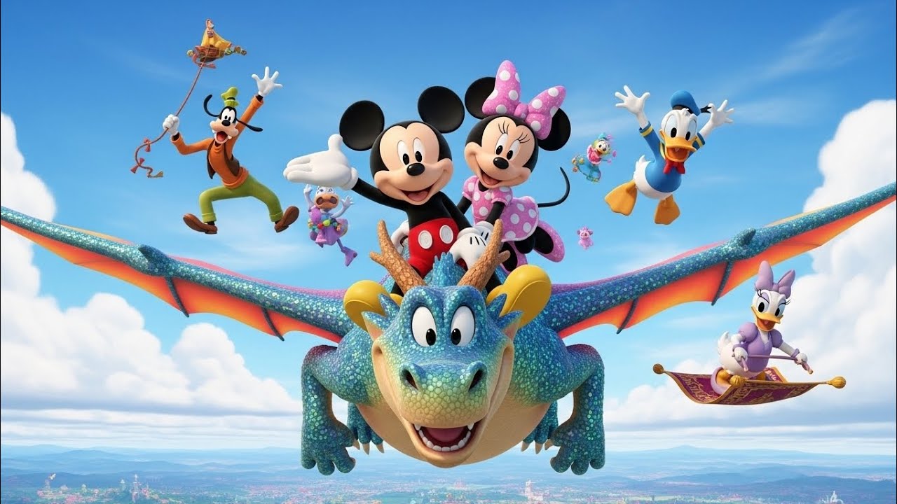 Mickey & Minnie & Dragons Adventures Non Stop Fun Cartoon Episodes 