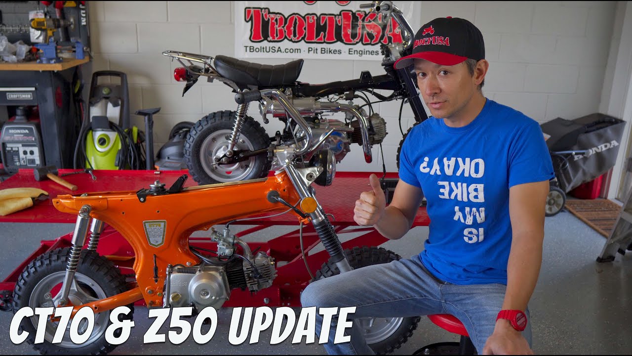 Honda CT70 Gas Tank & Z50J Monkey Exhaust System