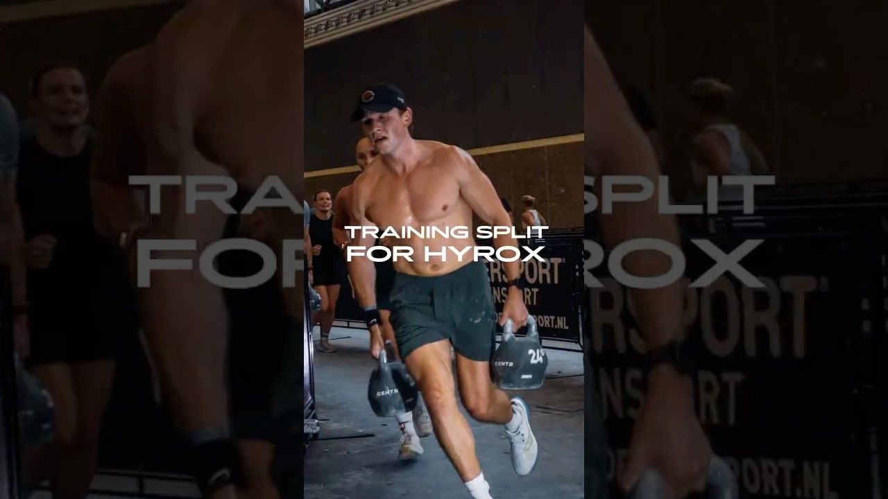 HYROX WEEKLY TRAINING SPLIT #hyrox #hyroxworld #hyroxtraining  #hyroxsplit #running #run #fitness