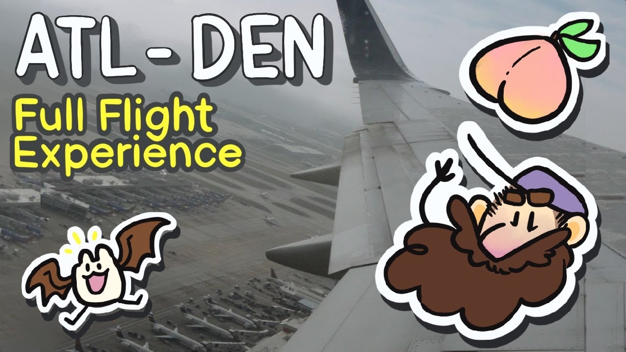 Atlanta to Denver Full Flight on an Updated Boeing 757