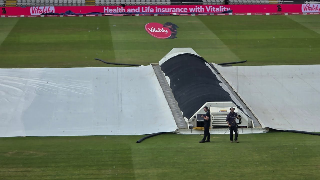 Live From Manchester - Rain during match - Overcast weather - Sooryavanshi Insta story