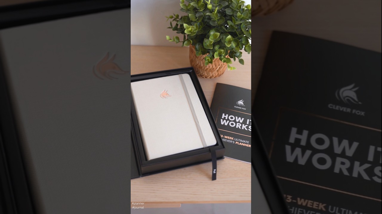 Obsessed with the Clever Fox Planner 🦊🤍 #journal #planner #productivity #motivation