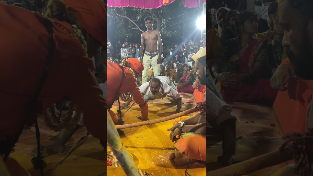 vaghoba devachi vari || वाघोबा ची वारी || वाघ्या #shorts #gondhal #shortvideo