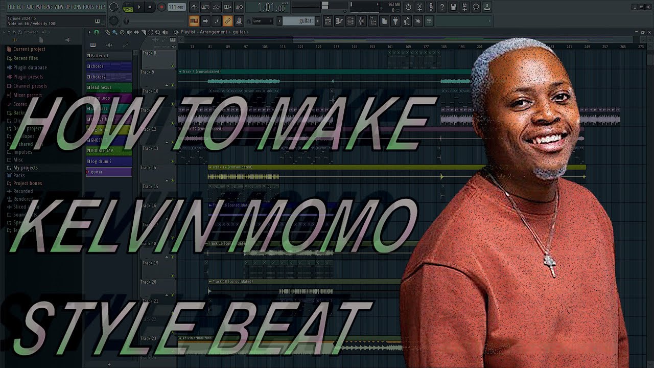 How to make kelvin momo style beat