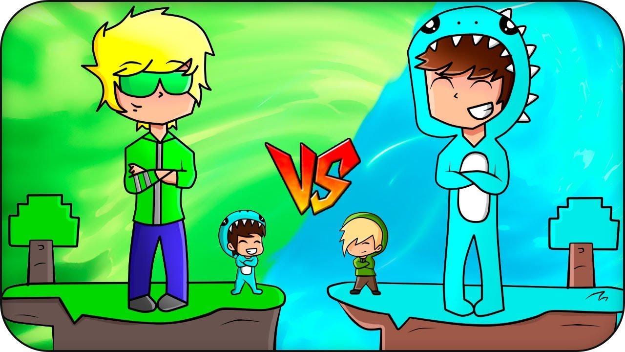 ISLA de PAPA MILO VS ISLA de TIO WALKY 😀 😮🌴 MINECRAFT BEBE MILO y VITA ROLEPLAY + TROLL ISLAS