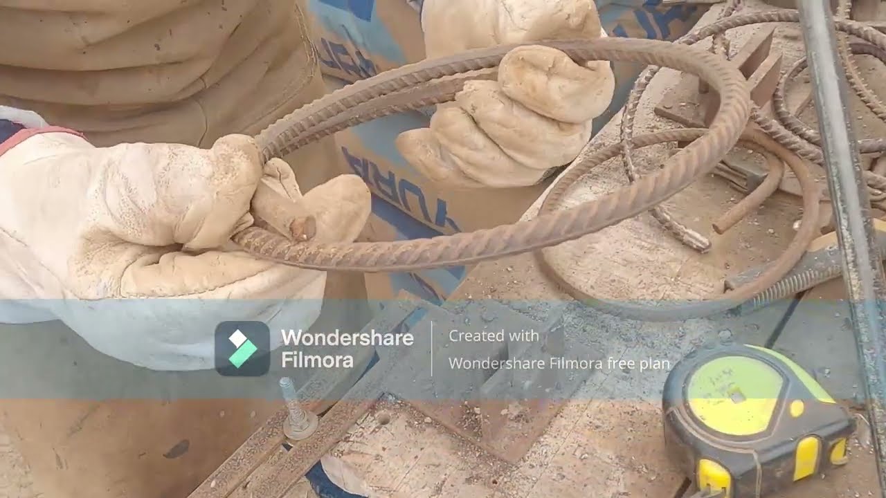 probando trampa o dado para hacer estribos redondos de manera fácil